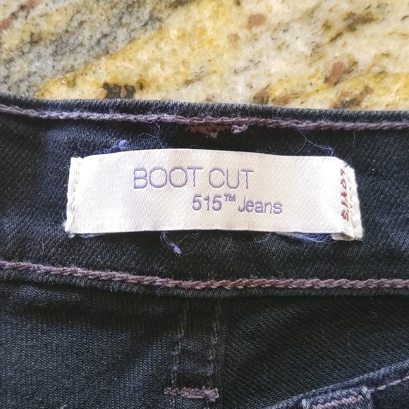 Levi Strauss boot cut black jeans - Picture 4 of 8